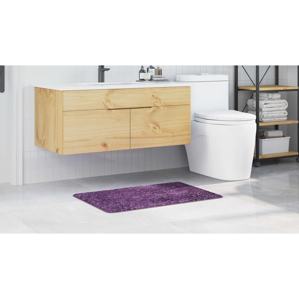 Anti-slip Bath Mat Purple 60 x 90 cm PP