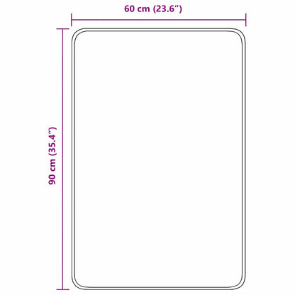 Anti-slip Bath Mat Purple 60 x 90 cm PP