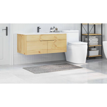 Anti-slip Bath Mat Grey 70 x 120 cm PP