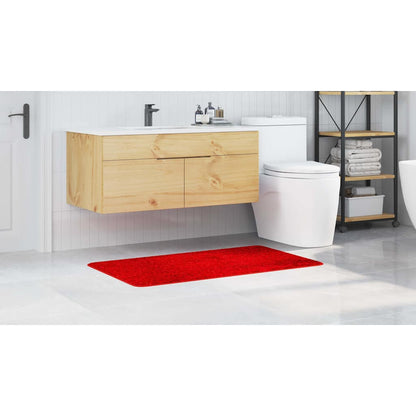 Anti-slip Bath Mat Red 70 x 120 cm PP