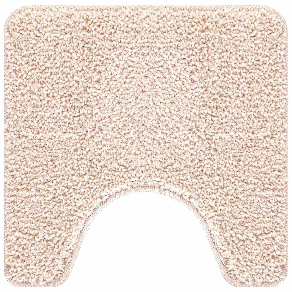 Anti-slip Bath Mat Set 2 pcs Cream PP
