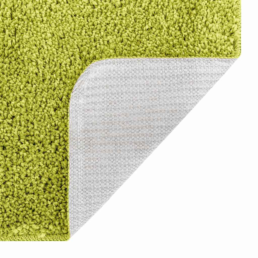 Anti-slip Bath Mat Set 2 pcs Green PP