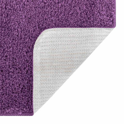 Anti-slip Bath Mat Set 2 pcs Purple PP