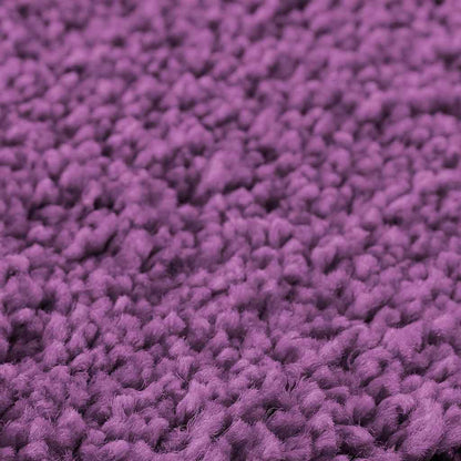 Anti-slip Bath Mat Set 2 pcs Purple PP