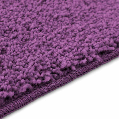 Anti-slip Bath Mat Set 2 pcs Purple PP