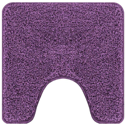 Anti-slip Bath Mat Set 2 pcs Purple PP