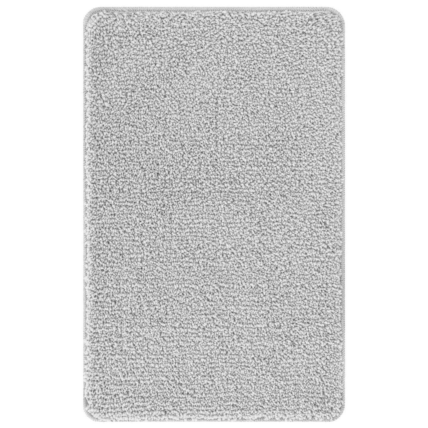 Anti-slip Bath Mat Set 3 pcs Grey PP