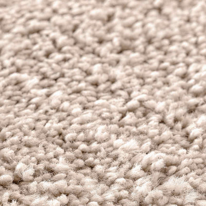 Anti-slip Bath Mat Set 3 pcs Cream PP