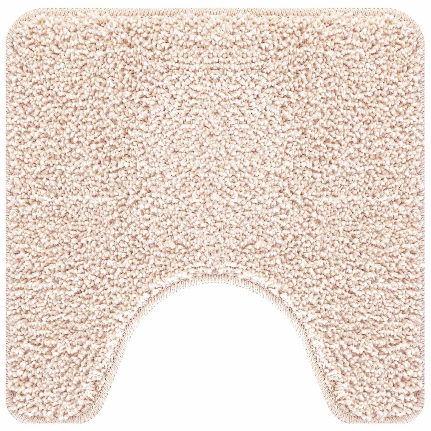 Anti-slip Bath Mat Set 3 pcs Cream PP