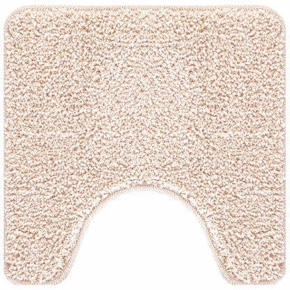 Anti-slip Bath Mat Set 3 pcs Cream PP