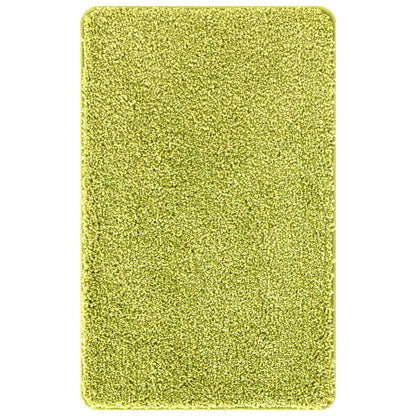 Anti-slip Bath Mat Set 3 pcs Green 50 x 50 cm PP