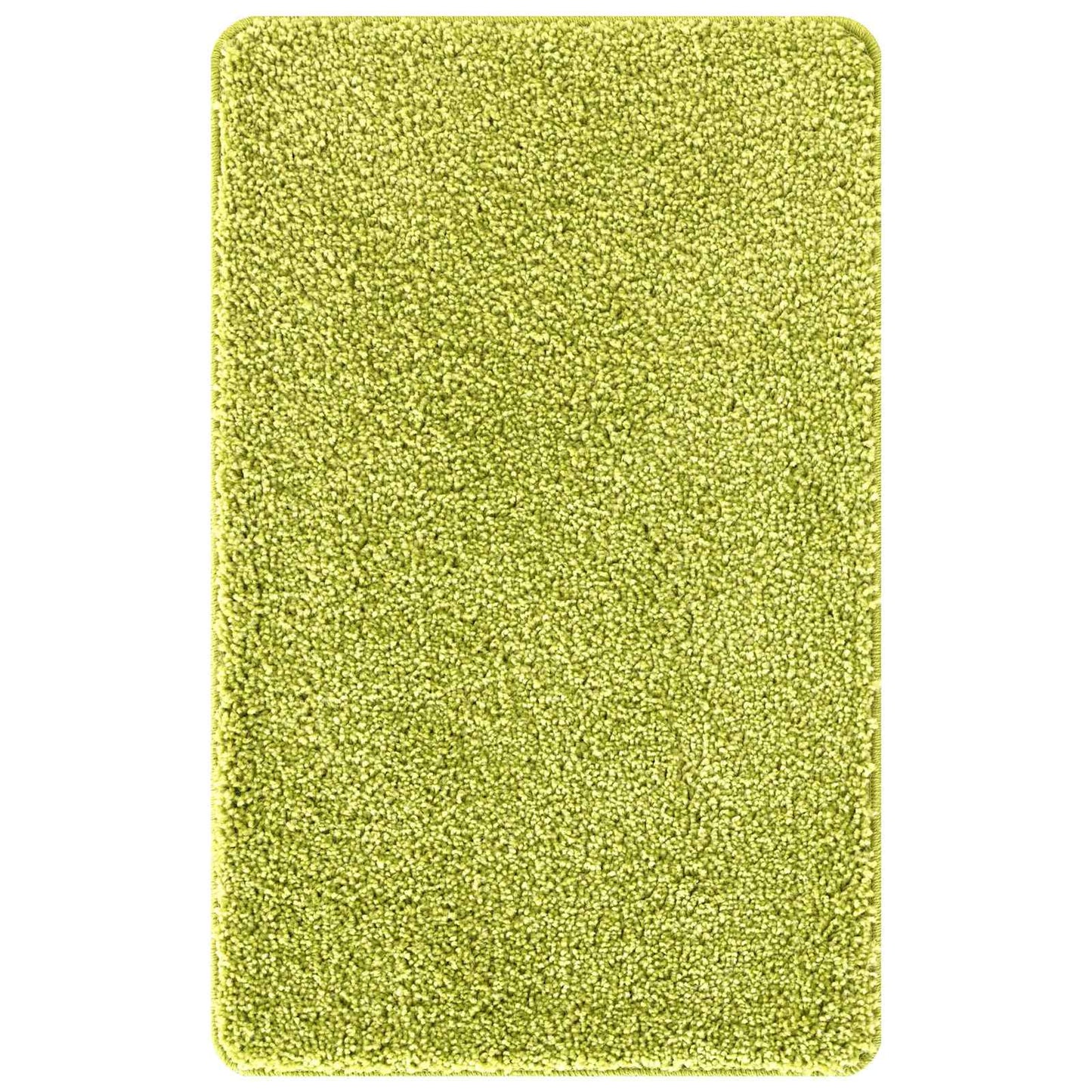 Anti-slip Bath Mat Set 3 pcs Green PP