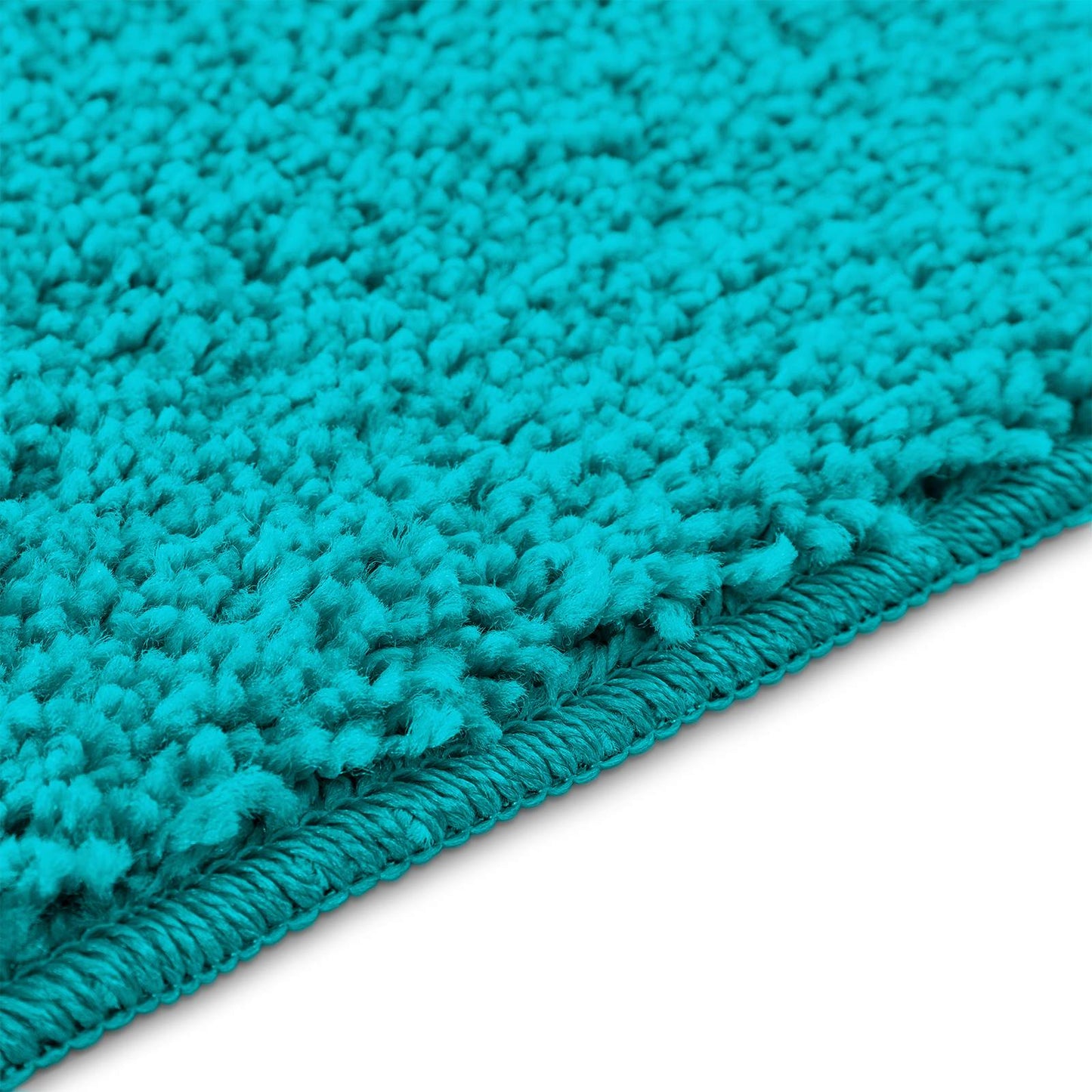 Anti-slip Bath Mat Set 3 pcs Turquoise PP