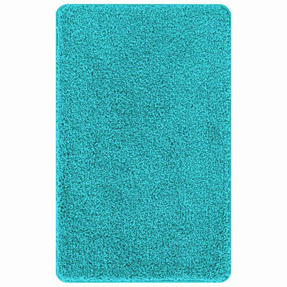 Anti-slip Bath Mat Set 3 pcs Turquoise 50 x 50 cm PP