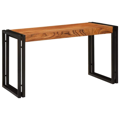End Tables Brown and black Solid Acacia wood
