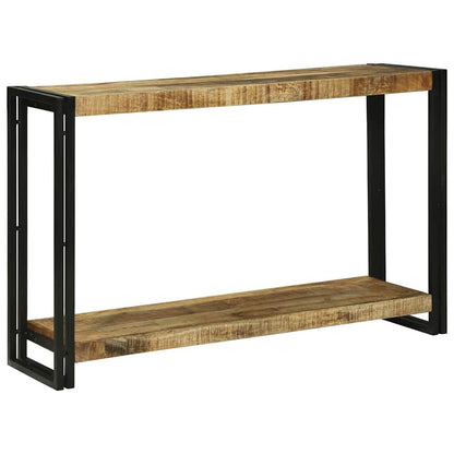Console Table Brown 120 x 33 x 75 cm Solid rough mango wood