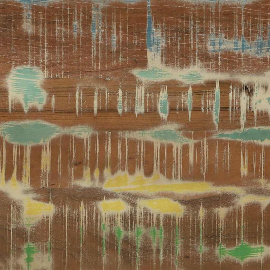 Console Table Multicolour 120 x 33 x 75 cm Solid reclaimed wood