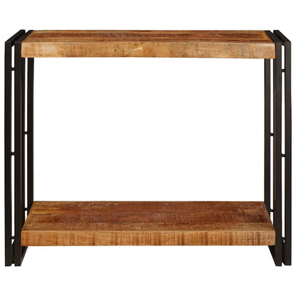 Console Table Brown 90 x 33 x 75 cm Solid rough mango wood