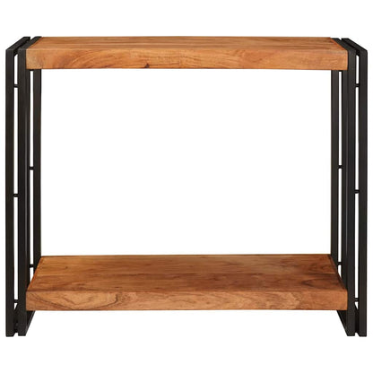 Console Table Brown 90 x 33 x 75 cm Solid acacia wood