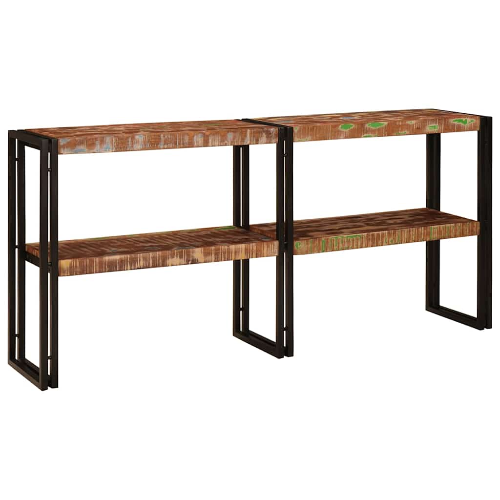 Console Table Multicolour 160 x 33 x 75 cm Solid reclaimed wood