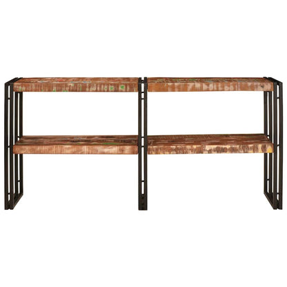 Console Table Multicolour 160 x 33 x 75 cm Solid reclaimed wood