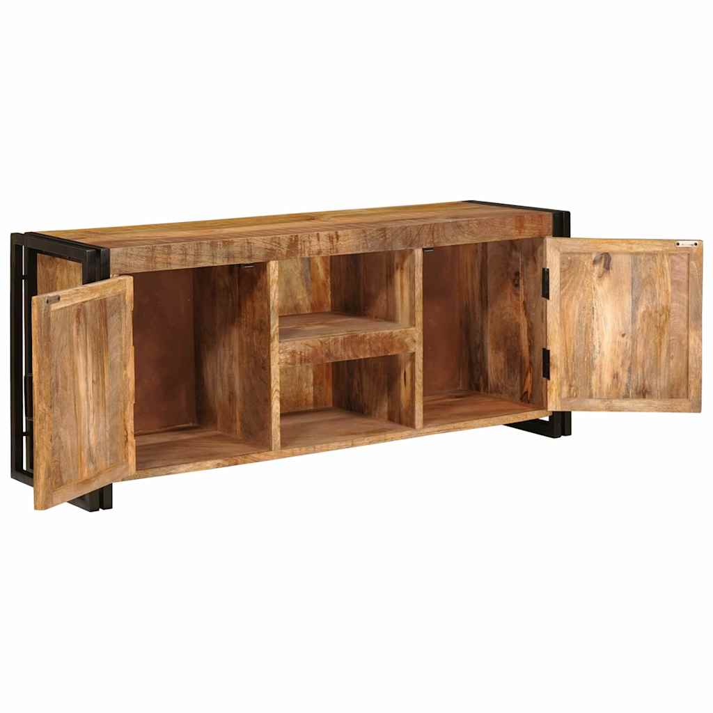 TV Cabinet Brown 120 x 30 x 50 cm Solid rough mango wood