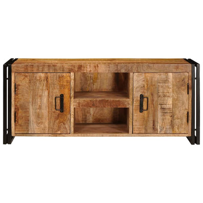 TV Cabinet Brown 120 x 30 x 50 cm Solid rough mango wood
