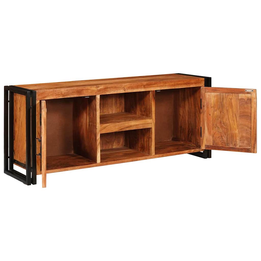 TV Cabinet Brown 120 x 30 x 50 cm Solid acacia wood