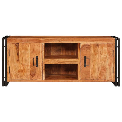 TV Cabinet Brown 120 x 30 x 50 cm Solid acacia wood
