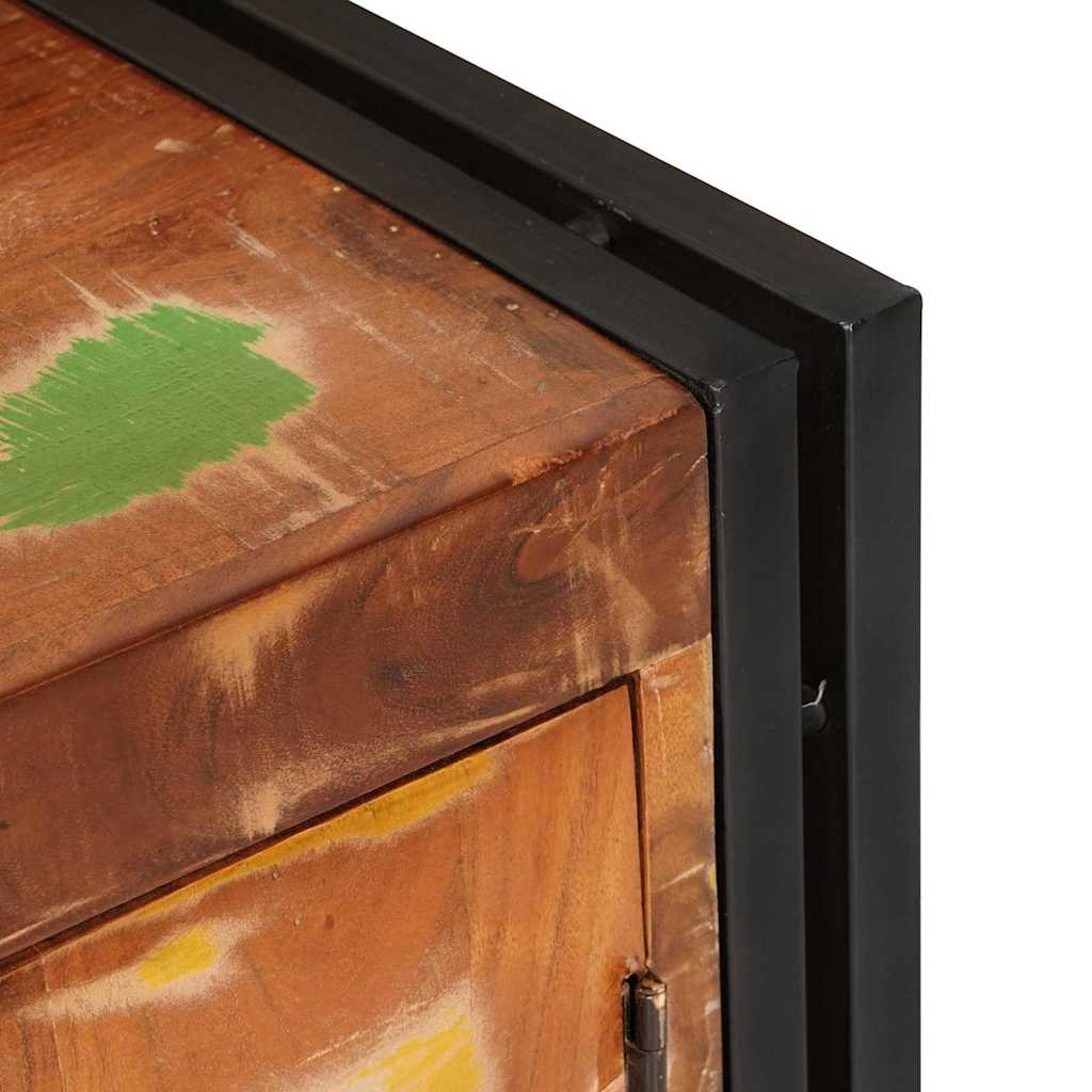 TV Cabinet Multicolour 120 x 30 x 50 cm Solid reclaimed wood