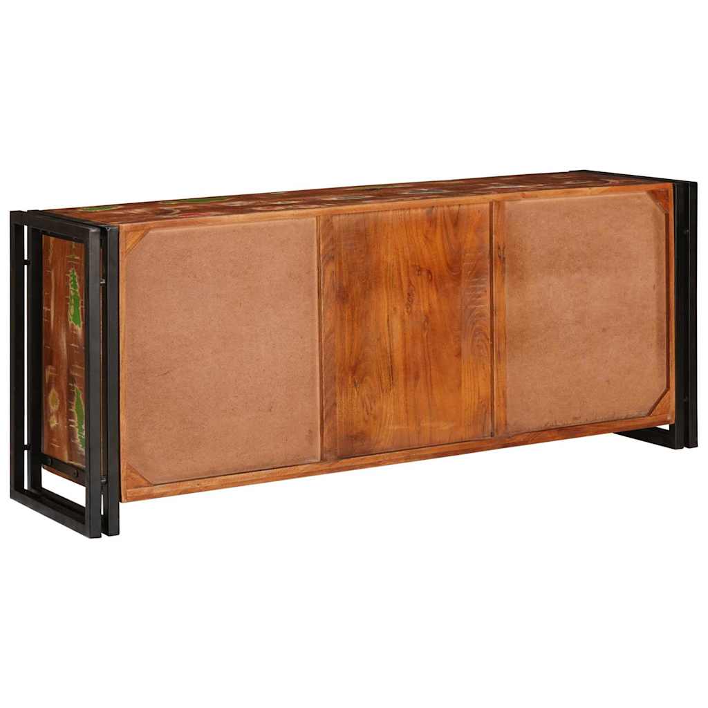 TV Cabinet Multicolour 120 x 30 x 50 cm Solid reclaimed wood