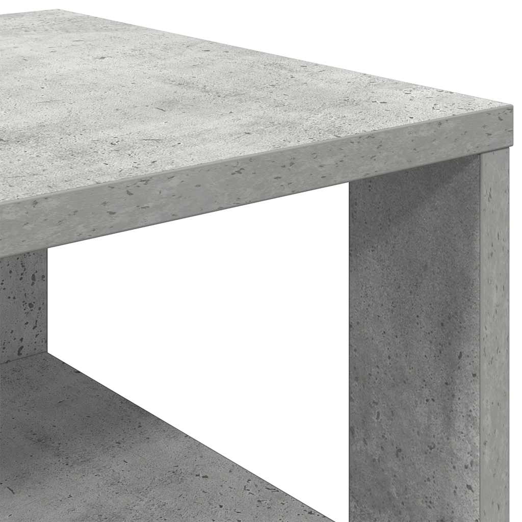 Shoe Rack Concrete Grey 61x32x70 cm Engineered Wood