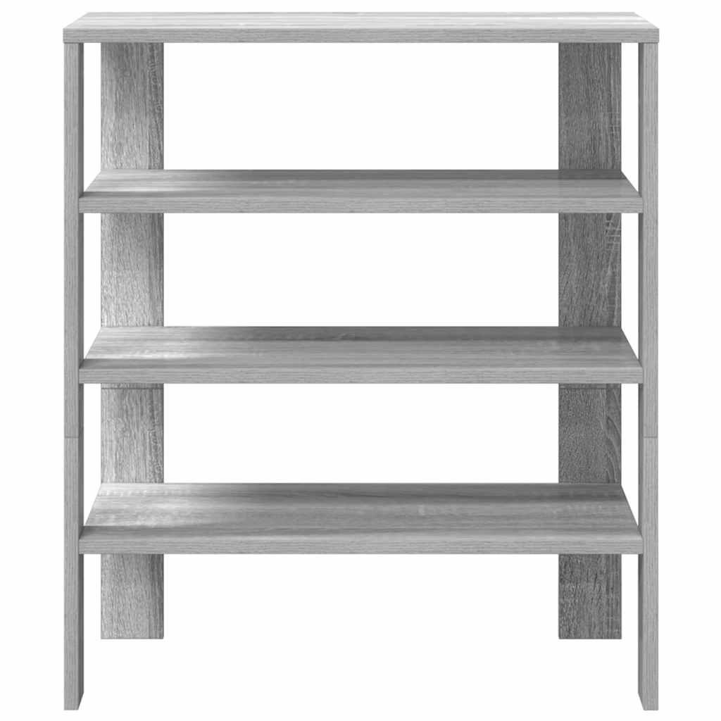 Shoe Rack Grey Sonoma 61x32x70 cm Engineered Wood