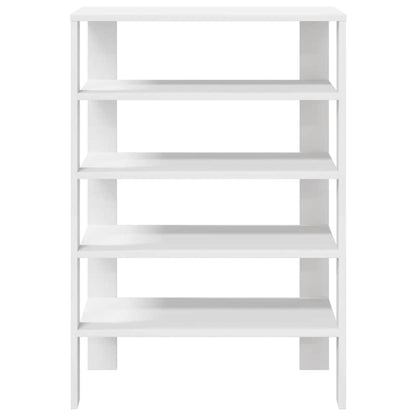 Shoe Rack White 61x32x87.5 cm Engineered Wood
