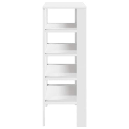 Shoe Rack White 61x32x87.5 cm Engineered Wood