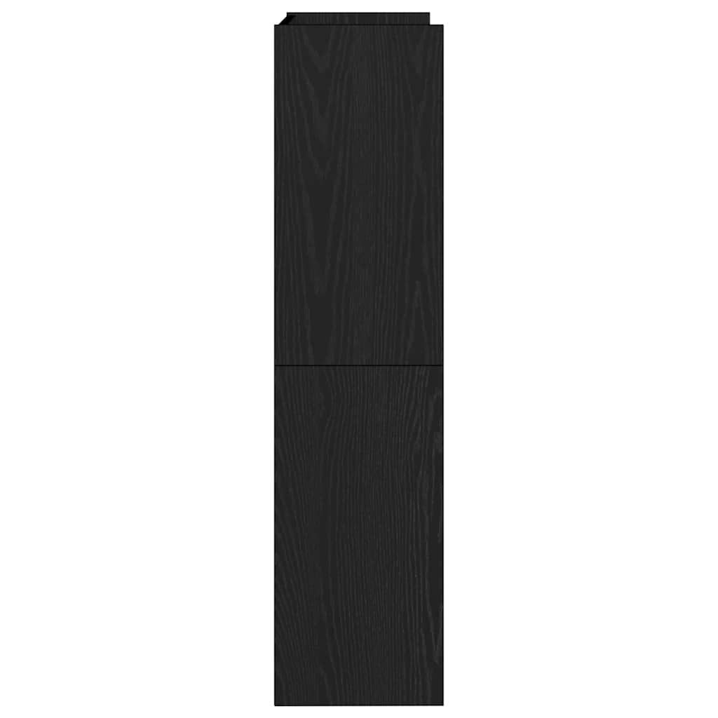 Shoe Rack Black 60x25x100 cm Engineered Wood