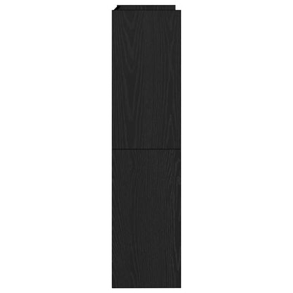 Shoe Rack Black 60x25x100 cm Engineered Wood