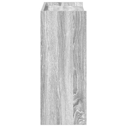 Shoe Rack Grey Sonoma 60x25x62 cm Engineered Wood
