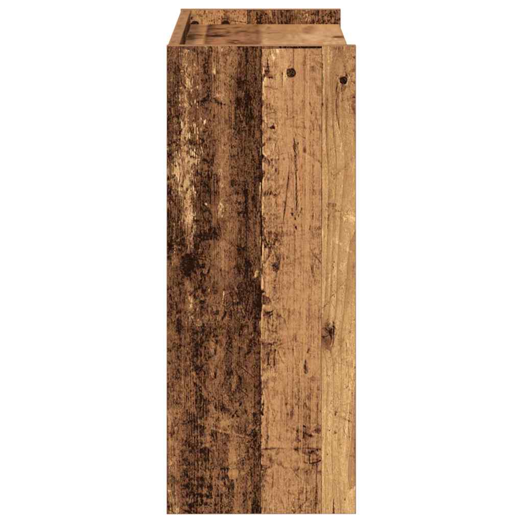 Shoe Rack Old Wood 60x25x62 cm Engineered Wood
