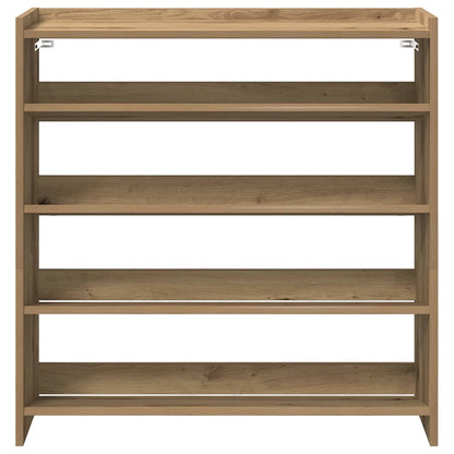Shoe Rack Artisan Oak 80x25x81 cm Engineered Wood