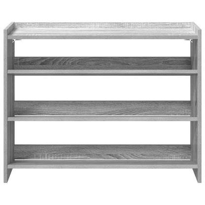 Shoe Rack Grey Sonoma 80x25x62 cm Engineered Wood