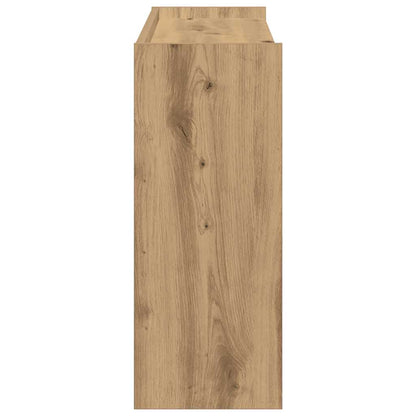 Shoe Rack Artisan Oak 80x25x62 cm Engineered Wood