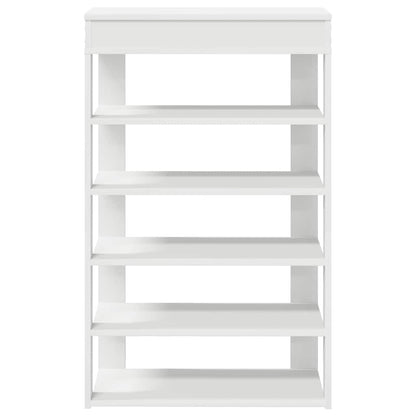 Shoe Rack White 60x30x98 cm Engineered Wood