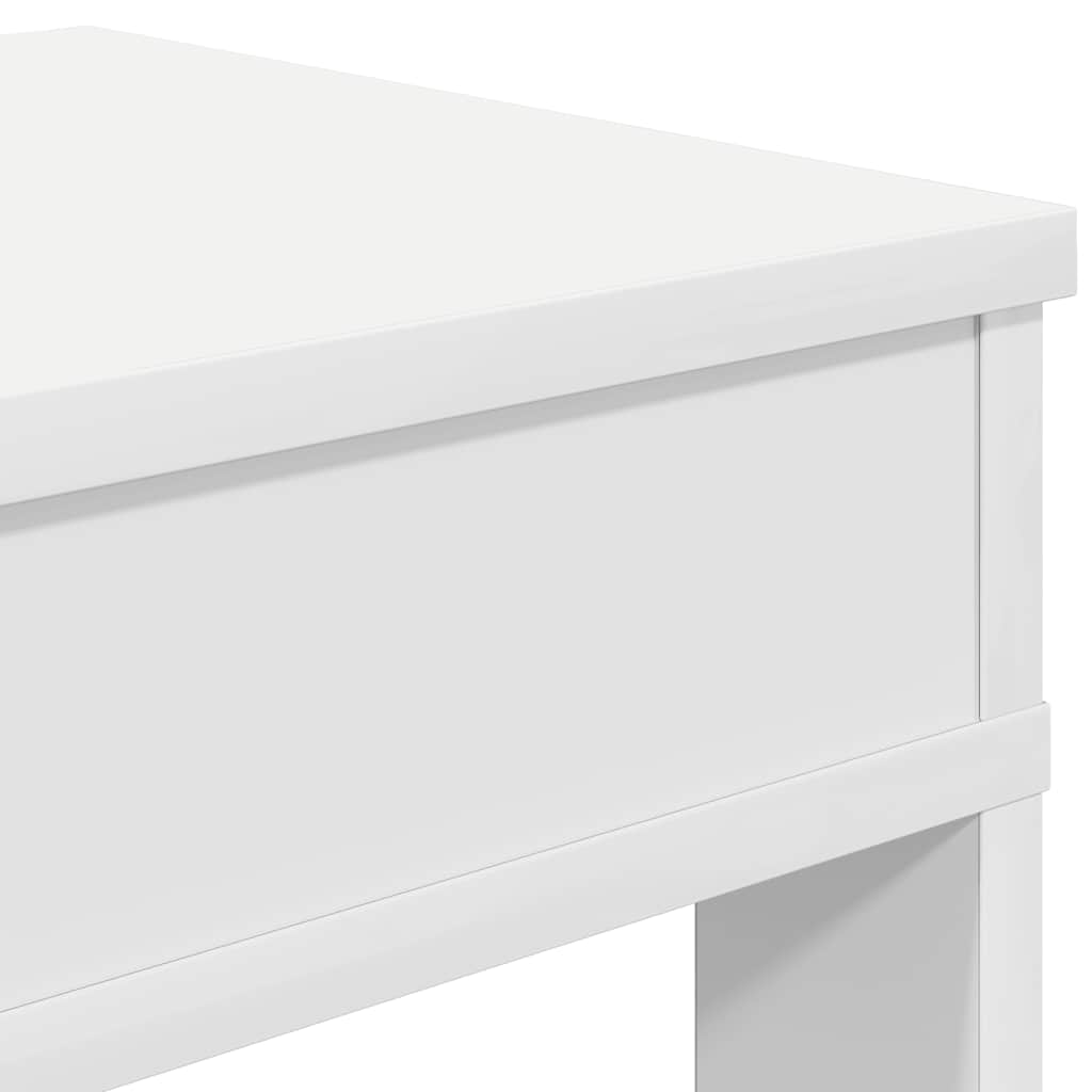 Shoe Rack White 60x30x98 cm Engineered Wood