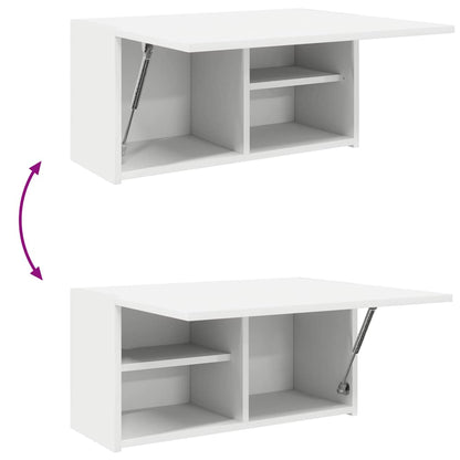 Bathroom Wall Cabinet White 60x25x30 cm Engineered Wood