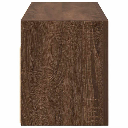Bathroom Wall Cabinet Brown Oak 60x25x30 cm Engineered Wood