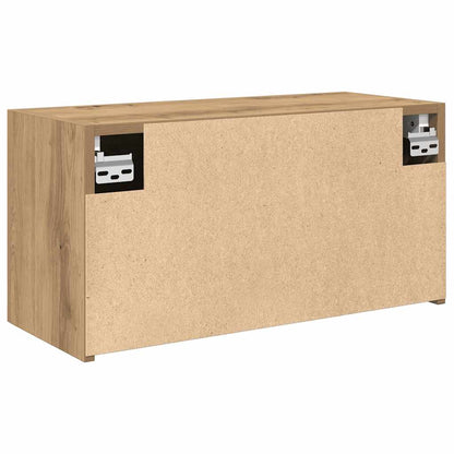 Bathroom Wall Cabinet Artisan Oak 60x25x30 cm Engineered Wood