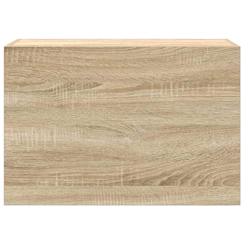 Bathroom Wall Cabinet Sonoma Oak 60x25x40 cm Engineered Wood