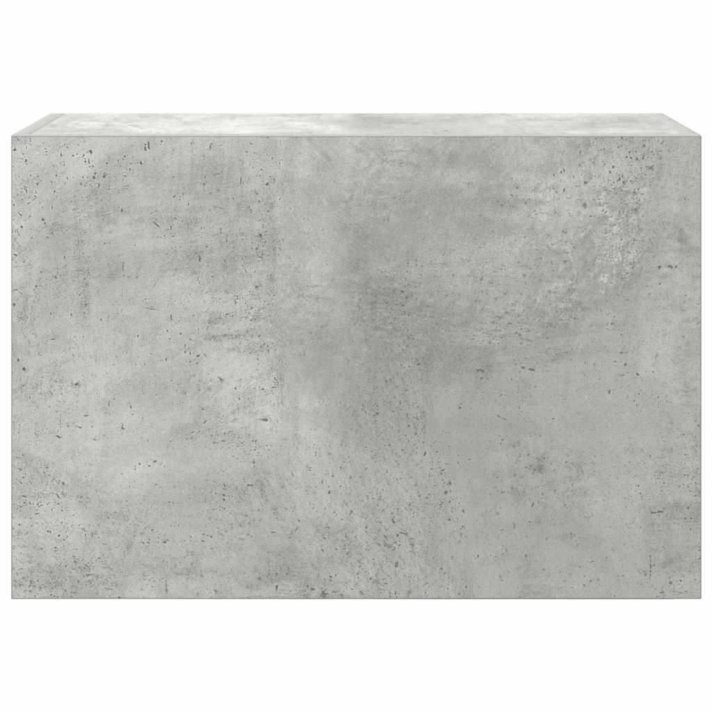 Bathroom Wall Cabinet Concrete Grey 60x25x40 cm Engineered Wood