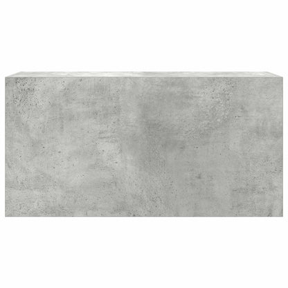 Bathroom Wall Cabinet Concrete Grey 80x25x40 cm Engineered Wood